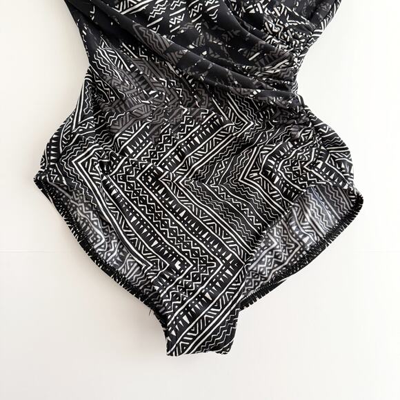 [Miraclesuit] Black Gray Tulum Treasures Siren One-Piece Underwire Swimsuit 10 - Picture 6 of 12